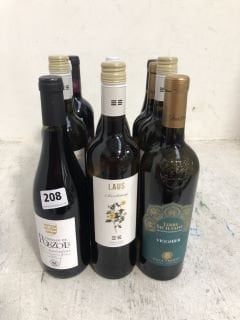 12 X ASSORTED BOTTLES OF WINE TO INCLUDE LAUS CHARDONNAY SOMONTANO WHITE WINE 75CL 13.5% ALC VOL (WE OPERATE A CHALLENGE 25 POLICY. 18+ ID MAY BE REQUIRED UPON COLLECTION/DELIVERY, E.G. A VALID PASSP