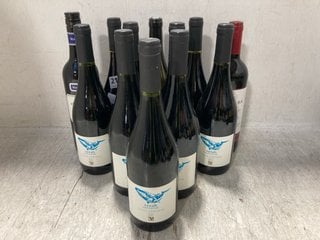 12 X ASSORTED BOTTLES OF WINE TO INCLUDE SYRAH RESERVA PRIVADA VALLE CENTRAL 2021 RED WINE 75CL 13% ALC VOL (WE OPERATE A CHALLENGE 25 POLICY. 18+ ID MAY BE REQUIRED UPON COLLECTION/DELIVERY, E.G. A