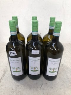 (COLLECTION ONLY) 6 X BOTTLES OF PINOT GRIGIO DELLE VENEZIE DOC 2022 ITALIA WHITE WINE 150CL 12% ALC VOL (WE OPERATE A CHALLENGE 25 POLICY. 18+ ID MAY BE REQUIRED UPON COLLECTION/DELIVERY, E.G. A VAL