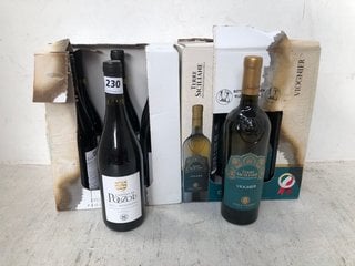 12 X ASSORTED BOTTLES OF WINE TO INCLUDE CHÂTEAU DE POUZOLS 2021 MINERVOIS RED WINE 75CL 14% ALC VOL (PLEASE NOTE IF YOU OPT TO HAVE THIS LOT DELIVERED, THE BOX WILL NOT BE INCLUDED), WE OPERATE A CH