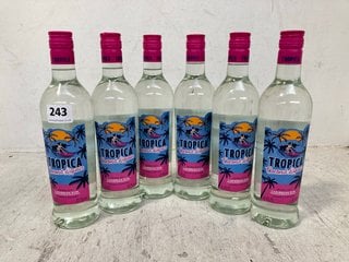 6 X BOTTLES OF TROPICA COCONUT LIQUEUR REFINED WITH CARIBBEAN RUM 70CL 21% ALC VOL (WE OPERATE A CHALLENGE 25 POLICY. 18+ ID MAY BE REQUIRED UPON COLLECTION/DELIVERY, E.G. A VALID PASSPORT OR PHOTO D