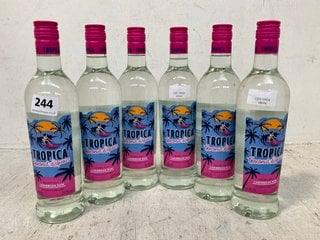 6 X BOTTLES OF TROPICA COCONUT LIQUEUR REFINED WITH CARIBBEAN RUM 70CL 21% ALC VOL (WE OPERATE A CHALLENGE 25 POLICY. 18+ ID MAY BE REQUIRED UPON COLLECTION/DELIVERY, E.G. A VALID PASSPORT OR PHOTO D