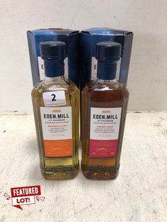 EDEN MILL ST ANDREWS SINGLE MALT SCOTCH WHISKEY BOURBON CASK 70CL ALC 46% TO INCLUDE EDEN MILL ST ANDREWS SINGLE MALT WHISKEY SHERRY CASK 70CL ALC 46% (PLEASE NOTE IF YOU OPT TO HAVE THIS LOT DELIVER