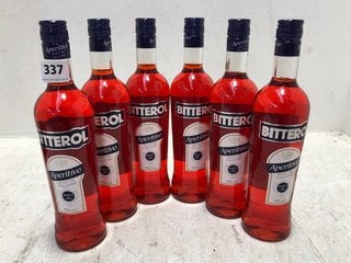 6 X BITTEROL APERITIVO RICETTA ITALIANA 70CL 11% ALC VOL (WE OPERATE A CHALLENGE 25 POLICY. 18+ ID MAY BE REQUIRED UPON COLLECTION/DELIVERY, E.G. A VALID PASSPORT OR PHOTO DRIVING LICENCE.): LOCATION