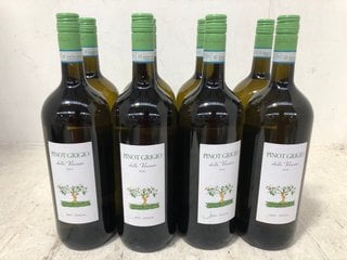 (COLLECTION ONLY) 8 X PINOT GRIGIO DELLE VENEZIE DOC 2022 ITALIA WHITE WINE 150CL 12% ALC VOL (WE OPERATE A CHALLENGE 25 POLICY. 18+ ID MAY BE REQUIRED UPON COLLECTION/DELIVERY, E.G. A VALID PASSPORT