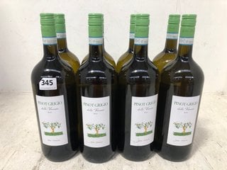 (COLLECTION ONLY) 8 X PINOT GRIGIO DELLE VENEZIE DOC 2022 ITALIA WHITE WINE 150CL 12% ALC VOL (WE OPERATE A CHALLENGE 25 POLICY. 18+ ID MAY BE REQUIRED UPON COLLECTION/DELIVERY, E.G. A VALID PASSPORT