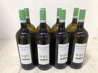 (COLLECTION ONLY) 8 X PINOT GRIGIO DELLE VENEZIE DOC 2022 ITALIA WHITE WINE 150CL 12% ALC VOL (WE OPERATE A CHALLENGE 25 POLICY. 18+ ID MAY BE REQUIRED UPON COLLECTION/DELIVERY, E.G. A VALID PASSPORT