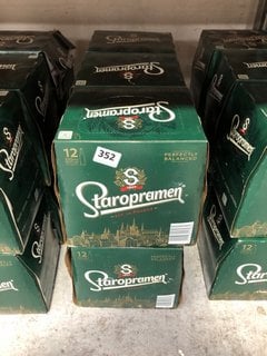 (COLLECTION ONLY) 6 X PACKS OF 12 BOTTLES OF STAROPRAMEN BEER - EACH BOTTLE 330ML 5% ALC VOL - BBE 31 JUL 2024 (WE OPERATE A CHALLENGE 25 POLICY. 18+ ID MAY BE REQUIRED UPON COLLECTION/DELIVERY, E.G.