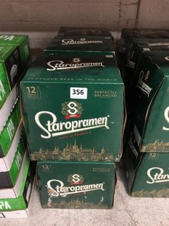 (COLLECTION ONLY) 6 X PACKS OF 12 BOTTLES OF STAROPRAMEN BEER - EACH BOTTLE 330ML 5% ALC VOL - BBE 31 JUL 2024 (WE OPERATE A CHALLENGE 25 POLICY. 18+ ID MAY BE REQUIRED UPON COLLECTION/DELIVERY, E.G.