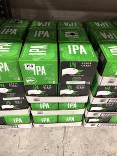 (COLLECTION ONLY) 24 X PACKS OF 4 GOOSE ISLAND IPA - EACH CAN 330ML 5.9% ALC VOL - BBE 23/10/24 (WE OPERATE A CHALLENGE 25 POLICY. 18+ ID MAY BE REQUIRED UPON COLLECTION/DELIVERY, E.G. A VALID PASSPO