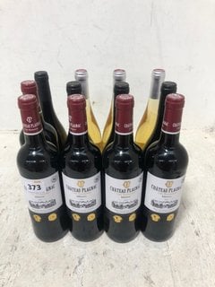 12 X ASSORTED BOTTLES OF WINE TO INCLUDE ROQUEMARTINE VIOGNIER 2022 WHITE WINE 75CL 12.5% ALC VOL (WE OPERATE A CHALLENGE 25 POLICY. 18+ ID MAY BE REQUIRED UPON COLLECTION/DELIVERY, E.G. A VALID PASS