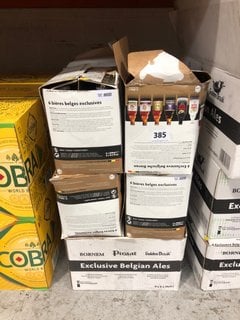 (COLLECTION ONLY) QTY OF PIRAAT EXCLUSIVE BELGIAN ALES GIFT PACKS, ALES TO INCLUDE GOLDEN DRAAK 9000 QUADRUPLE AMBER ALE 330ML 10.5% ALC VOL (WE OPERATE A CHALLENGE 25 POLICY. 18+ ID MAY BE REQUIRED