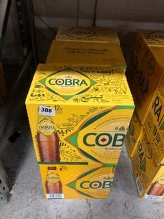 (COLLECTION ONLY) 6 X BOXES OF 12 COBRA LAGER - EACH BOTTLE 330ML 4.5% ALC VOL - BBE 30 APR 2024 (WE OPERATE A CHALLENGE 25 POLICY. 18+ ID MAY BE REQUIRED UPON COLLECTION/DELIVERY, E.G. A VALID PASSP