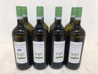 (COLLECTION ONLY) 8 X PINOT GRIGIO DELLE VENEZIE DOC 2022 ITALIA WHITE WINE 150CL 12% ALC VOL (WE OPERATE A CHALLENGE 25 POLICY. 18+ ID MAY BE REQUIRED UPON COLLECTION/DELIVERY, E.G. A VALID PASSPORT