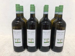 (COLLECTION ONLY) 8 X PINOT GRIGIO DELLE VENEZIE DOC 2022 ITALIA WHITE WINE 150CL 12% ALC VOL (WE OPERATE A CHALLENGE 25 POLICY. 18+ ID MAY BE REQUIRED UPON COLLECTION/DELIVERY, E.G. A VALID PASSPORT