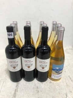 12 X ASSORTED BOTTLES OF WINE TO INCLUDE CHÂTEAU DROLOU CORBIERES 2022 RED WINE 75CL 13.5% ALC VOL (WE OPERATE A CHALLENGE 25 POLICY. 18+ ID MAY BE REQUIRED UPON COLLECTION/DELIVERY, E.G. A VALID PAS