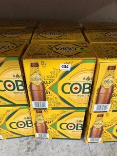 (COLLECTION ONLY) 6 X BOXES OF 12 COBRA LAGER - EACH BOTTLE 330ML 4.5% ALC VOL - BBE 30 APR 2024 (WE OPERATE A CHALLENGE 25 POLICY. 18+ ID MAY BE REQUIRED UPON COLLECTION/DELIVERY, E.G. A VALID PASSP