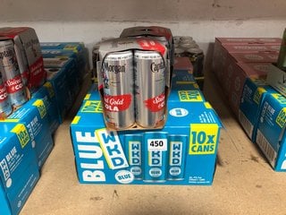 (COLLECTION ONLY) QTY OF ASSORTED ALCOHOLIC BEVERAGES TO INCLUDE WKD BLUE CANNED DRINKS - EACH CAN 250ML 4% ALC VOL (WE OPERATE A CHALLENGE 25 POLICY. 18+ ID MAY BE REQUIRED UPON COLLECTION/DELIVERY,