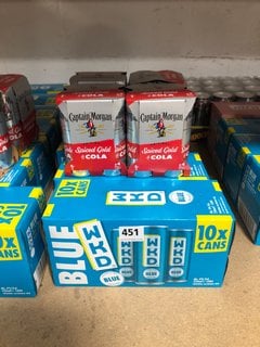 (COLLECTION ONLY) QTY OF ASSORTED ALCOHOLIC BEVERAGES TO INCLUDE WKD BLUE CANNED DRINKS - EACH CAN 250ML 4% ALC VOL (WE OPERATE A CHALLENGE 25 POLICY. 18+ ID MAY BE REQUIRED UPON COLLECTION/DELIVERY,