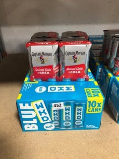 (COLLECTION ONLY) QTY OF ASSORTED ALCOHOLIC BEVERAGES TO INCLUDE WKD BLUE CANNED DRINKS - EACH CAN 250ML 4% ALC VOL (WE OPERATE A CHALLENGE 25 POLICY. 18+ ID MAY BE REQUIRED UPON COLLECTION/DELIVERY,