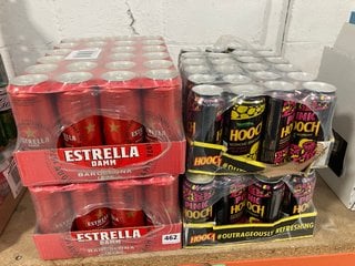 (COLLECTION ONLY) QTY OF ASSORTED ALCOHOLIC BEVERAGES TO INCLUDE AU VODKA RTD CANS VARIETY PACK CANNED DRINKS - EACH CAN 330ML 5% ALC VOL (WE OPERATE A CHALLENGE 25 POLICY. 18+ ID MAY BE REQUIRED UPO