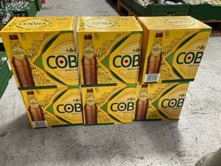 (COLLECTION ONLY) 6 X BOXES OF 12 COBRA LAGER - EACH BOTTLE 330ML 4.5% ALC VOL - BBE 31 AUG 2024 (WE OPERATE A CHALLENGE 25 POLICY. 18+ ID MAY BE REQUIRED UPON COLLECTION/DELIVERY, E.G. A VALID PASSP