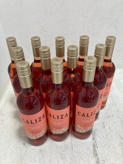 2 X 6 BOTTLES OF CALIZA TEMPRANILLO ROSADO 2022 75CL ALC 13.5% (PLEASE NOTE IF YOU OPT TO HAVE THIS LOT DELIVERED, THE BOX WILL NOT BE INCLUDED), WE OPERATE A CHALLENGE 25 POLICY. 18+ ID MAY BE REQUI