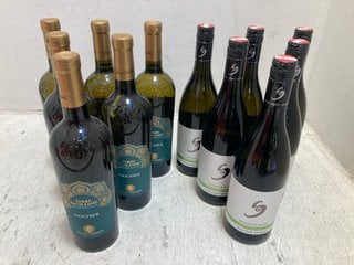 6 BOTTLES OF TERRE SICILIANE VIOGNIER 2022 75CL ALC 12.5% TO INCLUDE 6 SAUVIGNON BLANC WALTER SKOFF 2022 75CL ALC 12.5% (PLEASE NOTE IF YOU OPT TO HAVE THIS LOT DELIVERED, THE BOX WILL NOT BE INCLUDE