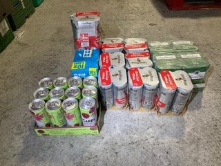 (COLLECTION ONLY) QTY OF ASSORTED ALCOHOLIC BEVERAGES TO INCLUDE WKD BLUE CANNED DRINKS - EACH CAN 250ML 4% ALC VOL (WE OPERATE A CHALLENGE 25 POLICY. 18+ ID MAY BE REQUIRED UPON COLLECTION/DELIVERY,