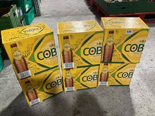 (COLLECTION ONLY) 6 X BOXES OF 12 COBRA LAGER - EACH BOTTLE 330ML 4.5% ALC VOL - BBE 31/03/2025 (WE OPERATE A CHALLENGE 25 POLICY. 18+ ID MAY BE REQUIRED UPON COLLECTION/DELIVERY, E.G. A VALID PASSPO