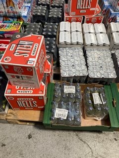 (COLLECTION ONLY) PALLET OF ASSORTED ALCOHOLIC BEVERAGES TO INCLUDE CAMDEN HELLS LAGER 660ML 4.6% ALC VOL - BBE AUG 25 (WE OPERATE A CHALLENGE 25 POLICY. 18+ ID MAY BE REQUIRED UPON COLLECTION/DELIVE