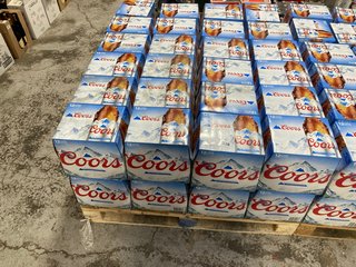 (COLLECTION ONLY) PALLET OF COORS BOTTLED BEER 330ML 4% ALC VOL - BBE 28/02/25 (WE OPERATE A CHALLENGE 25 POLICY. 18+ ID MAY BE REQUIRED UPON COLLECTION/DELIVERY, E.G. A VALID PASSPORT OR PHOTO DRIVI