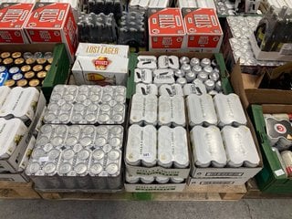 (COLLECTION ONLY) PALLET OF ASSORTED ALCOHOLIC BEVERAGES TO INCLUDE CARLING LAGER 440ML 4% ALC VOL - BBE 30/11/24 (WE OPERATE A CHALLENGE 25 POLICY. 18+ ID MAY BE REQUIRED UPON COLLECTION/DELIVERY, E