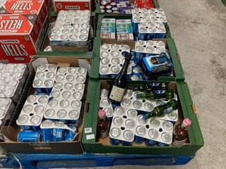 (COLLECTION ONLY) PALLET OF ASSORTED NON ALCOHOLIC BEVERAGES TO INCLUDE WARNERS PINK BERRY NON ALCOHOLIC SPIRIT DRINK 50CL <0.5% ALC VOL (WE OPERATE A CHALLENGE 25 POLICY. 18+ ID MAY BE REQUIRED UPON