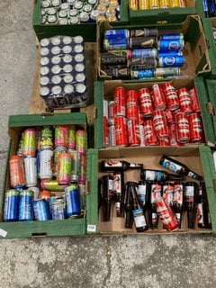 (COLLECTION ONLY) PALLET OF ASSORTED ALCOHOLIC BEVERAGES TO INCLUDE CAMDEN HELLS LAGER 660ML 4.6% ALC VOL - BBE AUG 25 (WE OPERATE A CHALLENGE 25 POLICY. 18+ ID MAY BE REQUIRED UPON COLLECTION/DELIVE