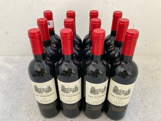 12 X BOTTLES OF CHÂTEAU LES TUILERIES 2022 RED WINE 75CL ALC 13% (WE OPERATE A CHALLENGE 25 POLICY. 18+ ID MAY BE REQUIRED UPON COLLECTION/DELIVERY, E.G. A VALID PASSPORT OR PHOTO DRIVING LICENCE.):