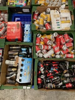 (COLLECTION ONLY) PALLET OF ASSORTED ALCOHOLIC BEVERAGES TO INCLUDE STELLA ARTOIS 440ML 4.6% ALC VOL - BBE AUG 25 (WE OPERATE A CHALLENGE 25 POLICY. 18+ ID MAY BE REQUIRED UPON COLLECTION/DELIVERY, E