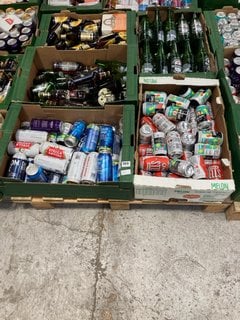 (COLLECTION ONLY) PALLET OF ASSORTED ALCOHOLIC BEVERAGES TO INCLUDE GHOST SHIP PALE ALE 440ML 4.5% ALC VOL - BBE AUG 2025 (WE OPERATE A CHALLENGE 25 POLICY. 18+ ID MAY BE REQUIRED UPON COLLECTION/DEL