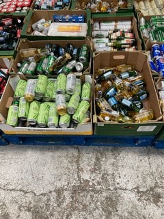 (COLLECTION ONLY) PALLET OF ASSORTED ALCOHOLIC BEVERAGES TO INCLUDE CORONA EXTRA 330ML 4.5% ALC VOL - BBE JUN 25 (WE OPERATE A CHALLENGE 25 POLICY. 18+ ID MAY BE REQUIRED UPON COLLECTION/DELIVERY, E.