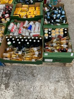 (COLLECTION ONLY) PALLET OF ASSORTED ALCOHOLIC BEVERAGES TO INCLUDE BUDWEISER CANS 440ML 4.5% ALC VOL - BBE SEP 25 (WE OPERATE A CHALLENGE 25 POLICY. 18+ ID MAY BE REQUIRED UPON COLLECTION/DELIVERY,