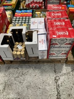 (COLLECTION ONLY) PALLET OF ASSORTED ALCOHOLIC BEVERAGES TO INCLUDE AU VODKA VARIETY PACK 330ML ALC 5% - BBE AUG 25 (WE OPERATE A CHALLENGE 25 POLICY. 18+ ID MAY BE REQUIRED UPON COLLECTION/DELIVERY,