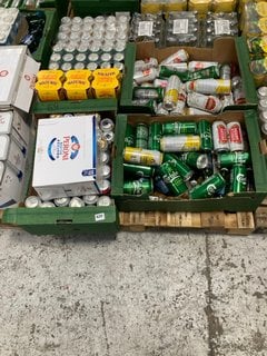 (COLLECTION ONLY) PALLET OF ASSORTED ALCOHOLIC BEVERAGES TO INCLUDE BUDWEISER CANS 440ML 4.5% ALC VOL - BBE MAR 25 (WE OPERATE A CHALLENGE 25 POLICY. 18+ ID MAY BE REQUIRED UPON COLLECTION/DELIVERY,