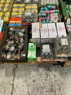 (COLLECTION ONLY) PALLET OF ASSORTED ALCOHOLIC BEVERAGES TO INCLUDE AU VODKA VARIETY PACK 330ML ALC 5% - BBE AUG 25 (WE OPERATE A CHALLENGE 25 POLICY. 18+ ID MAY BE REQUIRED UPON COLLECTION/DELIVERY,