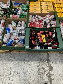 (COLLECTION ONLY) PALLET OF ASSORTED ALCOHOLIC BEVERAGES TO INCLUDE BUDWEISER CANS 440ML 4.5% ALC VOL - BBE MAR 25 (WE OPERATE A CHALLENGE 25 POLICY. 18+ ID MAY BE REQUIRED UPON COLLECTION/DELIVERY,