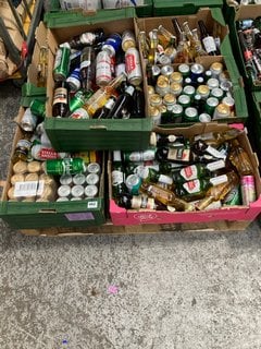 (COLLECTION ONLY) PALLET OF ASSORTED ALCOHOLIC BEVERAGES TO INCLUDE AU VODKA CHERRYADE 330ML ALC 5% - BBE JAN 26 (WE OPERATE A CHALLENGE 25 POLICY. 18+ ID MAY BE REQUIRED UPON COLLECTION/DELIVERY, E.