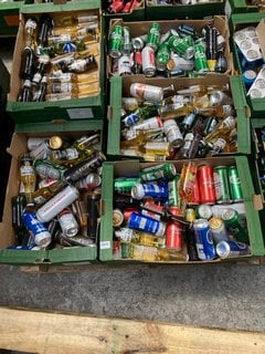 (COLLECTION ONLY) PALLET OF ASSORTED ALCOHOLIC BEVERAGES TO INCLUDE BUDWEISER CANS 440ML 4.5% ALC VOL - BBE MAR 25 (WE OPERATE A CHALLENGE 25 POLICY. 18+ ID MAY BE REQUIRED UPON COLLECTION/DELIVERY,