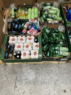 (COLLECTION ONLY) PALLET OF ASSORTED ALCOHOLIC BEVERAGES TO INCLUDE PERLENBACHER LAGER BOTTLES 330ML 4.7% ALC VOL - BBE MAY 25 (WE OPERATE A CHALLENGE 25 POLICY. 18+ ID MAY BE REQUIRED UPON COLLECTIO