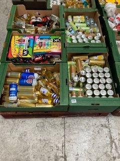 (COLLECTION ONLY) PALLET OF ASSORTED ALCOHOLIC BEVERAGES TO INCLUDE AU VODKA BLUE RASPBERRY 330ML ALC 5% - BBE DEC 25 (WE OPERATE A CHALLENGE 25 POLICY. 18+ ID MAY BE REQUIRED UPON COLLECTION/DELIVER