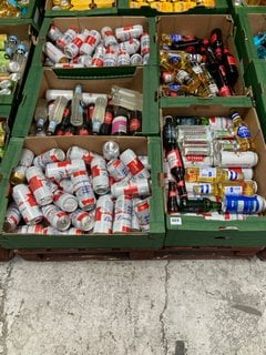 (COLLECTION ONLY) PALLET OF ASSORTED ALCOHOLIC BEVERAGES TO INCLUDE BUDWEISER CANS 440ML 4.5% ALC VOL - BBE MAY 25 (WE OPERATE A CHALLENGE 25 POLICY. 18+ ID MAY BE REQUIRED UPON COLLECTION/DELIVERY,