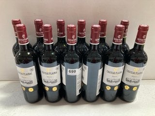 12 X BOTTLES OF CHÂTEAU PLAGNAC MÉDOC RED WINE 75CL ALC 13% (WE OPERATE A CHALLENGE 25 POLICY. 18+ ID MAY BE REQUIRED UPON COLLECTION/DELIVERY, E.G. A VALID PASSPORT OR PHOTO DRIVING LICENCE.): LOCAT